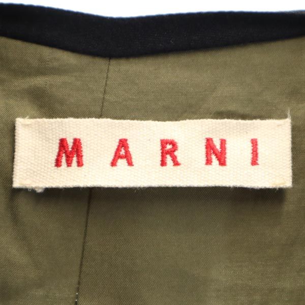 マルニ イタリア製 半袖 ワンピース 42 カーキ MARNI レディース