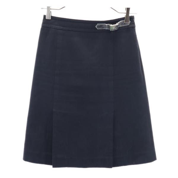 BURBERRY BLUE LABEL バーバリーブルーレーベル 三陽商会 ミニ丈 スカート 36 黒 レディース