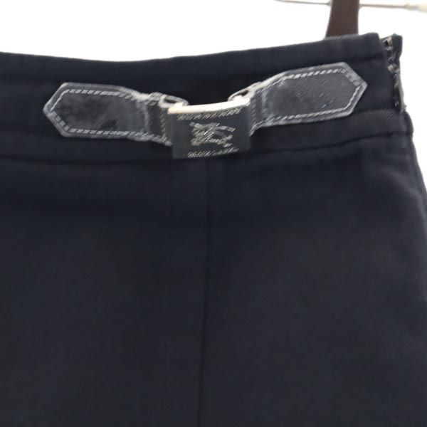 BURBERRY BLUE LABEL バーバリーブルーレーベル 三陽商会 ミニ丈 スカート 36 黒 レディース