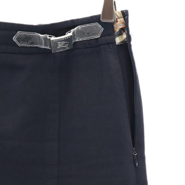 BURBERRY BLUE LABEL バーバリーブルーレーベル 三陽商会 ミニ丈 スカート 36 黒 レディース