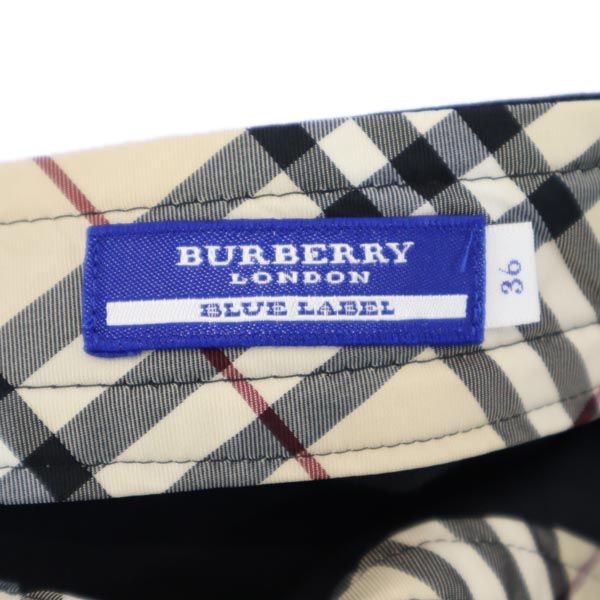 BURBERRY BLUE LABEL バーバリーブルーレーベル 三陽商会 ミニ丈 スカート 36 黒 レディース