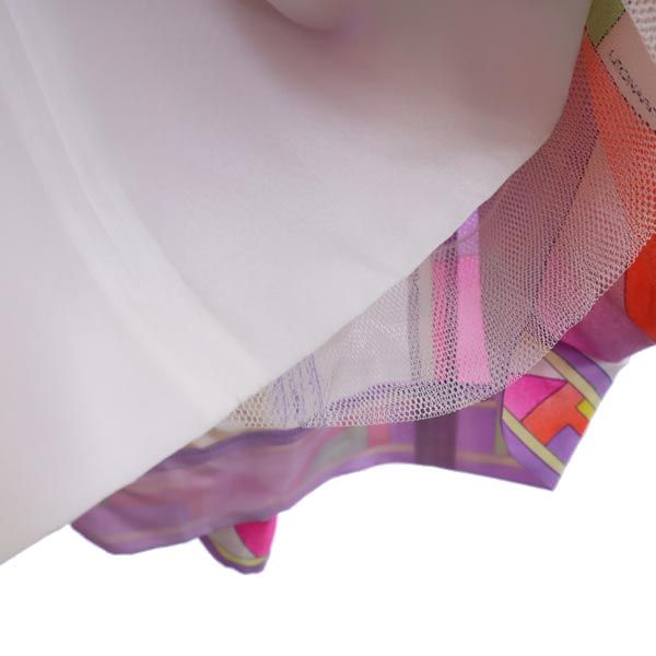 レオナール 総柄 ロング丈 フレアスカート LEONARD レディース