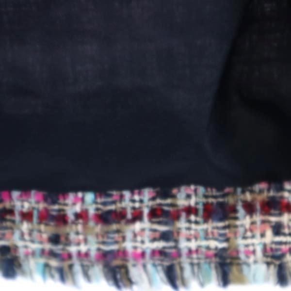 Rene ルネ 日本製 チェック ミニ丈 ツイード スカート 34 サイドジップ レディース