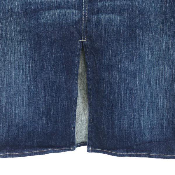 VERSACE JEANS COUTURE ヴェルサーチ ジーンズ クチュール スリット ミニ丈 スリット デニムスカート w26 レディース