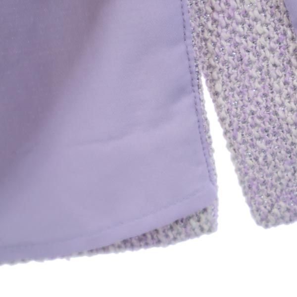 ARMANI COLLEZIONI アルマーニコレッツォーニ イタリア製 ミニ丈 タイトスカート 40 パープル系 バックジップ レディース