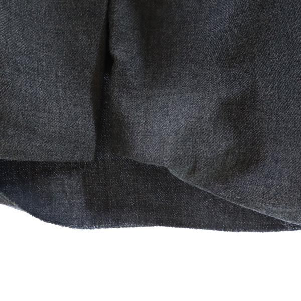 YVES SAINT LAURENT イヴサンローラン 日本製 ウール ロングスカート 38 グレー レディース