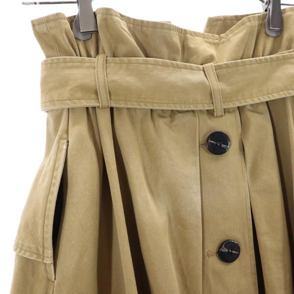 AMERI UNDRESSED アメリ ロング丈 スカート ベージュ系 レディース