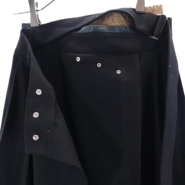 UNITED TOKYO ユナイテッドトウキョウ 日本製 ミモレ丈 プリーツスカート 1 黒 レディース