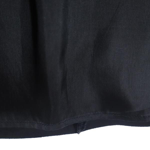 SCHUMACHER シューマッハ ミディ丈 フェイクファー スカート 2 黒 レディース