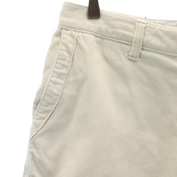 FACTOTUM ファクトタム 日本製 コーデュロイ ショートパンツ w30 アイボリー メンズ