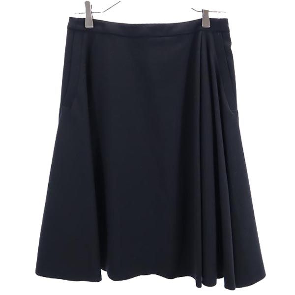 MAX MARA マックスマーラ ミニ丈 フレアスカート 40 黒 レディース