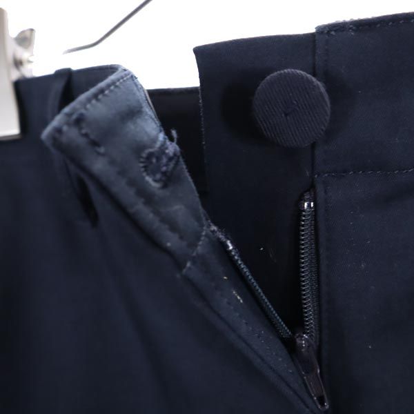 LANVIN ランバン 日本製 ミニ丈 タイトスカート 40 濃紺 レディース