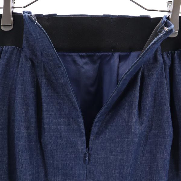 EPOCA エポカ 日本製 三陽商会 ミディ丈 タイトスカート 44T インディゴ レディース