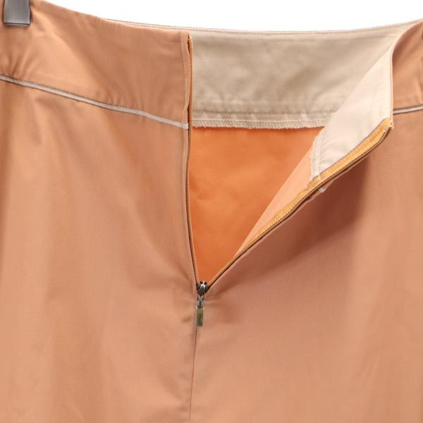 FOXEY NEW YORK フォクシーニューヨーク ミニ丈 スカート 40 ブラウン系 バックジップ レディース