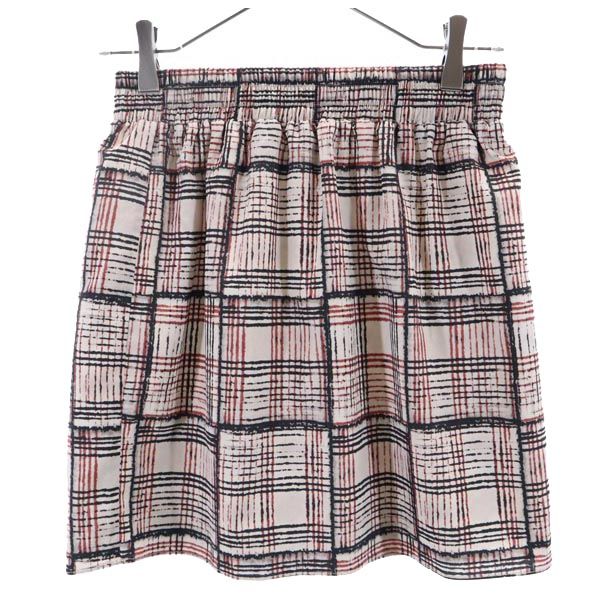 MAX&CO マックスアンドコー チェック柄 ミニ丈 スカート 38 レディース