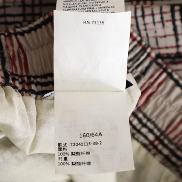 MAX&CO マックスアンドコー チェック柄 ミニ丈 スカート 38 レディース