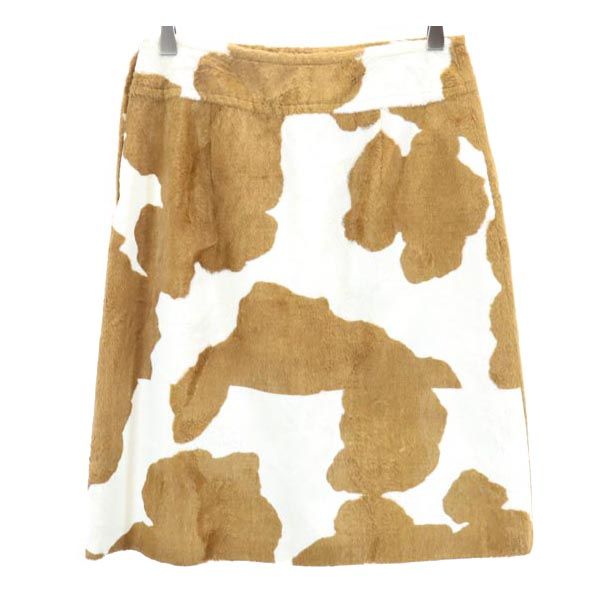 Michael Kors マイケルコース ミニスカート 4 茶系 起毛 レディース