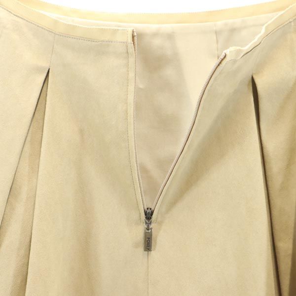 DAISY LIN PARIS デイジーリンパリス ミニ丈 スウェード調 スカート 38 ベージュ FOXEY レディース