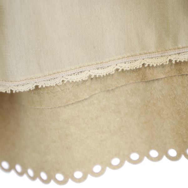 DAISY LIN PARIS デイジーリンパリス ミニ丈 スウェード調 スカート 38 ベージュ FOXEY レディース