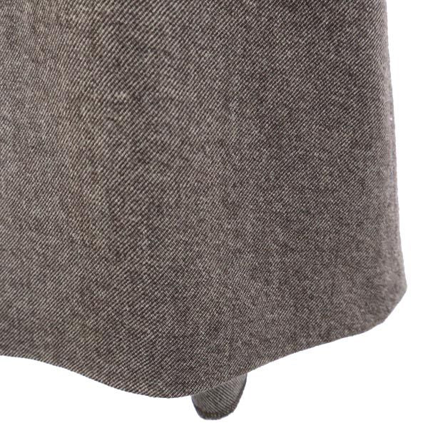 BURBERRY BLUE LABEL バーバリーブルーレーベル 三陽商会 アンゴラ ウールブレンド ミニ丈 スカート 38 茶系 レディース