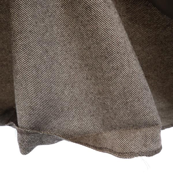 BURBERRY BLUE LABEL バーバリーブルーレーベル 三陽商会 アンゴラ ウールブレンド ミニ丈 スカート 38 茶系 レディース