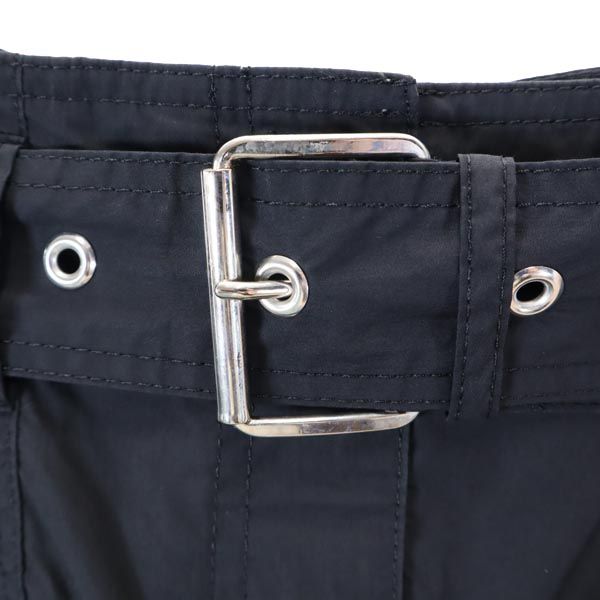 Michael Kors マイケルコース ミディ丈 カーゴ スカート 4 黒 レディース