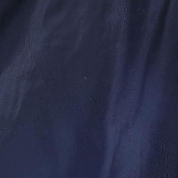 ロング丈 エプロン スカート ネイビー レディース