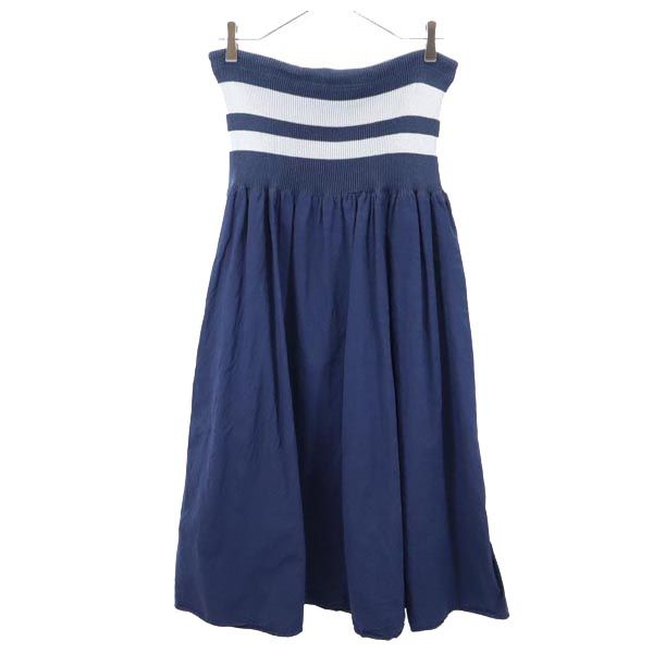 kolor カラー 日本製 切り替えデザイン ロング丈 切替デザイン スカート 1 ネイビー系 レディース