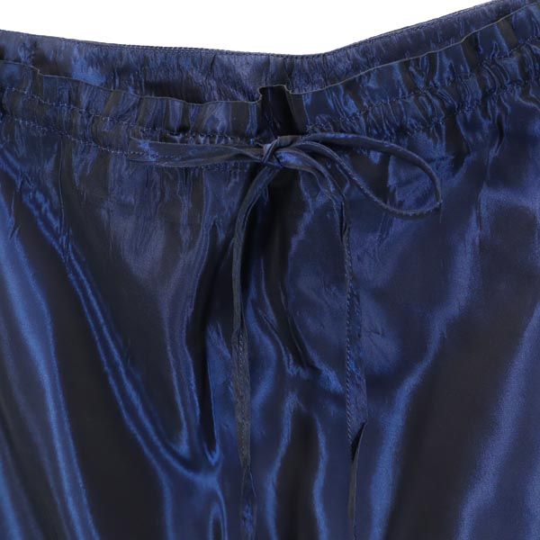 エンポリオアルマーニ イタリア製 ロング丈 スカート 42 青系 Emporio Armani レディース