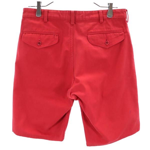 ISSEY MIYAKE イッセイミヤケ 日本製 コットン ショートパンツ 2 赤 メンズ