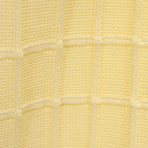 YVES SAINT LAURENT イヴサンローラン レーヨン ミニ丈 ニット スカート 11 イエロー系 レディース