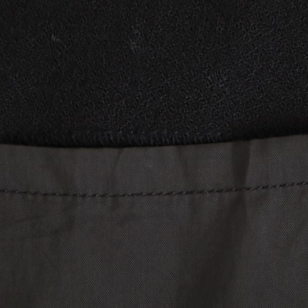 Emporio Armani エンポリオアルマーニ 日本製 ウールブレンド ミニスカート 38 黒 レディース