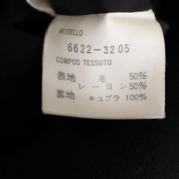 Emporio Armani エンポリオアルマーニ 日本製 ウールブレンド ミニスカート 38 黒 レディース