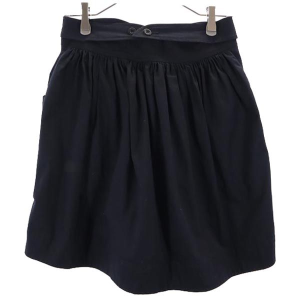 SEE BY CHLOE シーバイクロエ ミニ丈 ギャザースカート I38(US2) 黒 レディース