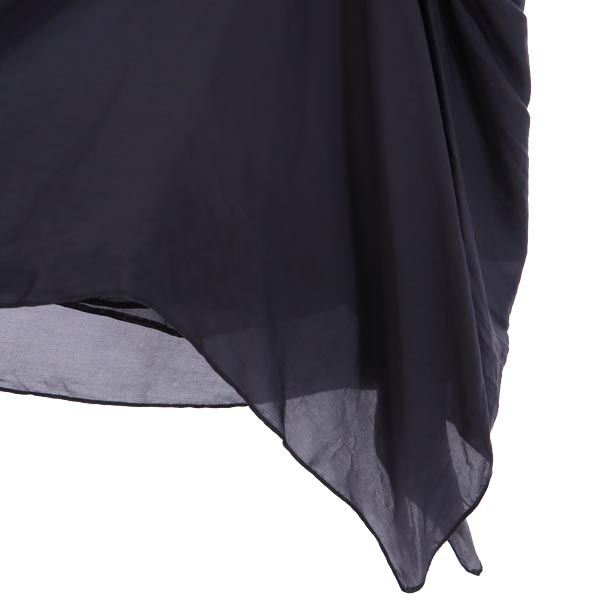 シーバイクロエ ミニ丈 シフォン スカート 2 黒 SEE BY CHLOE レディース