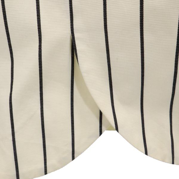 MAX MARA マックスマーラ ストライプ柄 ミニ丈 タイトスカート 9AR 白×黒 レディース