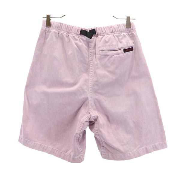 Gramicci グラミチ アウトドアショートパンツ S パープル系 クライミング ロゴ刺繍 メンズ