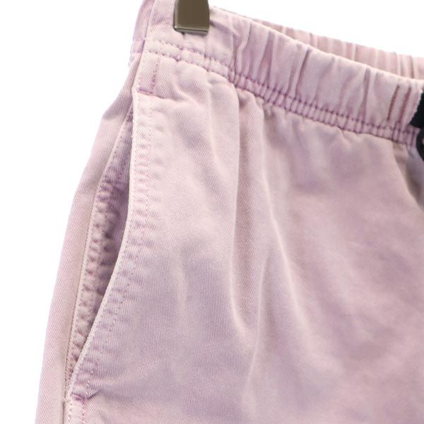 Gramicci グラミチ アウトドアショートパンツ S パープル系 クライミング ロゴ刺繍 メンズ