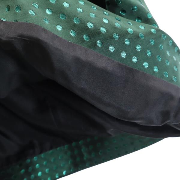 MARC JACOBS マークジェイコブス USA製 ドット ミニ丈 デザイン スカート 0 グリーン系 レディース