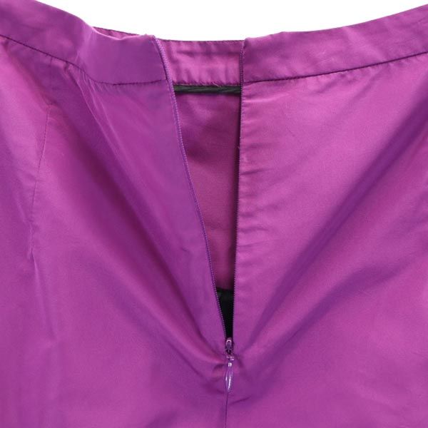 MIUMIU ミュウミュウ イタリア製 ミニ丈 フレアスカート 38 パープル レディース