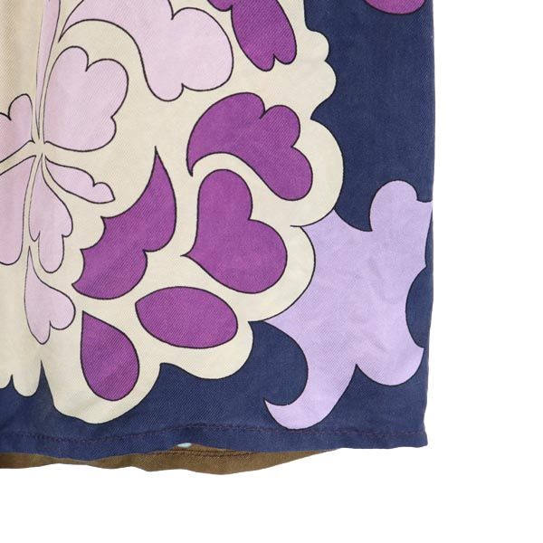 SPORTMAX スポーツマックス イタリア製 総柄 ミニ丈 シルク スカート M レディース