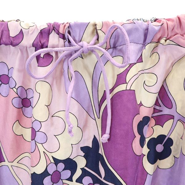 SPORTMAX スポーツマックス イタリア製 総柄 ミニ丈 シルク スカート M レディース