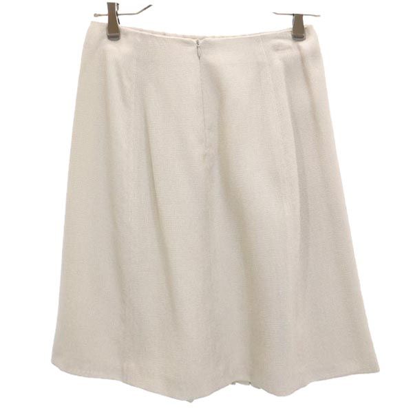 ARMANI COLLEZIONI アルマーニコレッツォーニ イタリア製 ミニ丈 ウールブレンド プリーツスカート 38 グレー系 レディース