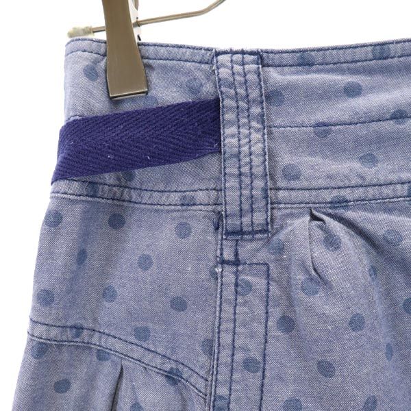 MARC BY MARC JACOBS マークバイマークジェイコブス ドット柄 ミニ丈 フレアスカート 4 ブルー レディース