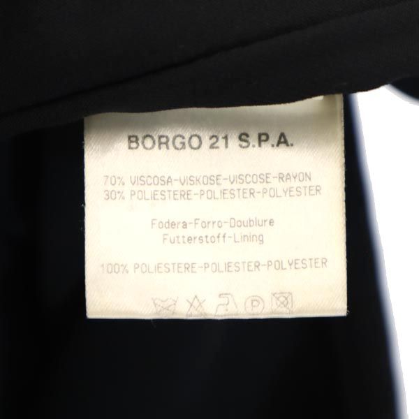 GIORGIO ARMANI ジョルジオアルマーニ イタリア製 ミディ丈 スカート 44 黒 レディース