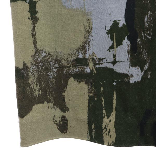 LOVEMOSCHINO ラブモスキーノ イタリア製 総柄 ミニスカート 8 カーキ系 レディース