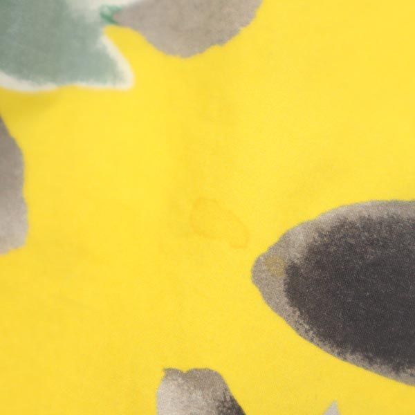 MARC BY MARC JACOBS マークバイマークジェイコブス 総柄 ミニ丈 フレアスカート 2 イエロー×青系 レディース