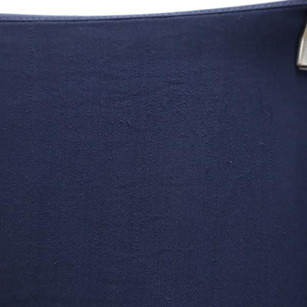 Chloe クロエ ミディ丈 シルク100％ スカート 36 ネイビー レディース