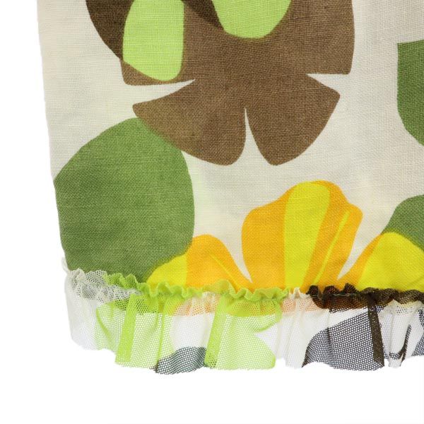 MAX&CO マックスアンドコー イタリア製 ミディ丈 リネン 台形 スカート 38 レディース