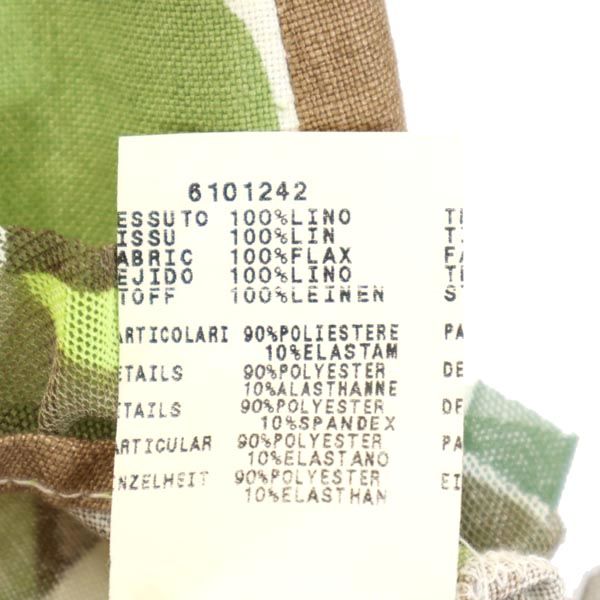 MAX&CO マックスアンドコー イタリア製 ミディ丈 リネン 台形 スカート 38 レディース